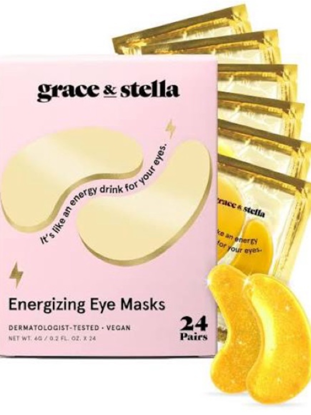grace & stella Gold Energizing Eye Masks